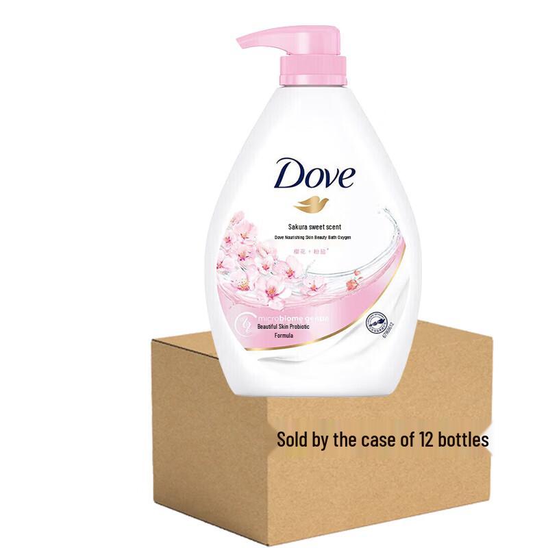 DOVE Питательное молочко для душа «Цветущая сакура» (680 г x 12 бутылок)