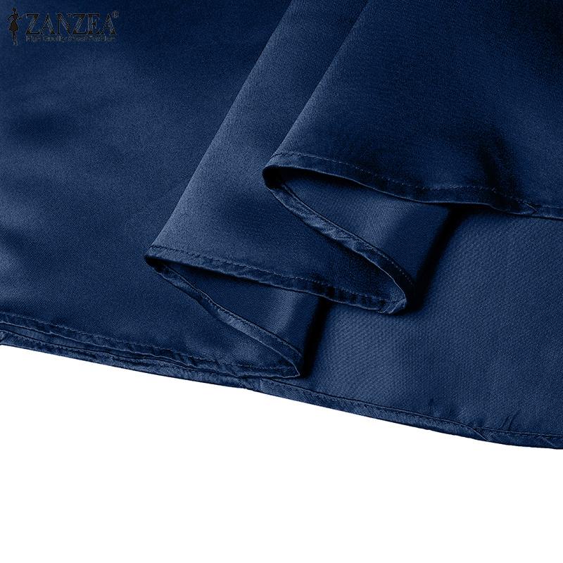 ZANZEA Женское летнее длинное платье трапециевидной формы без рукавов с квадратным вырезом