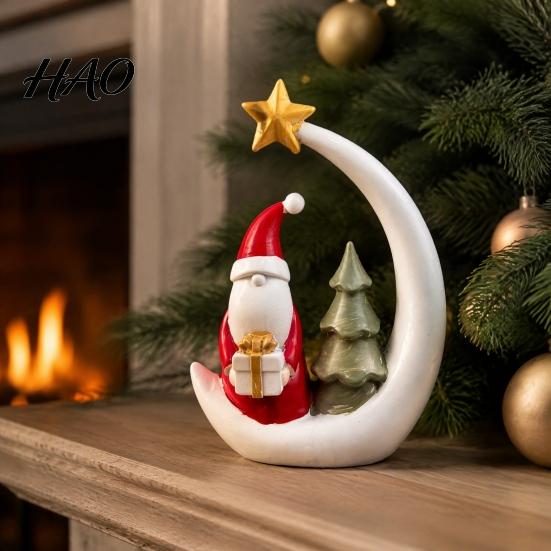 Autumn Seasonal Display Halloween Ghost Figurine Ornament, Resin Christmas Statue, Animal Desktop Indoor Window Decorations for Home Tabletop
