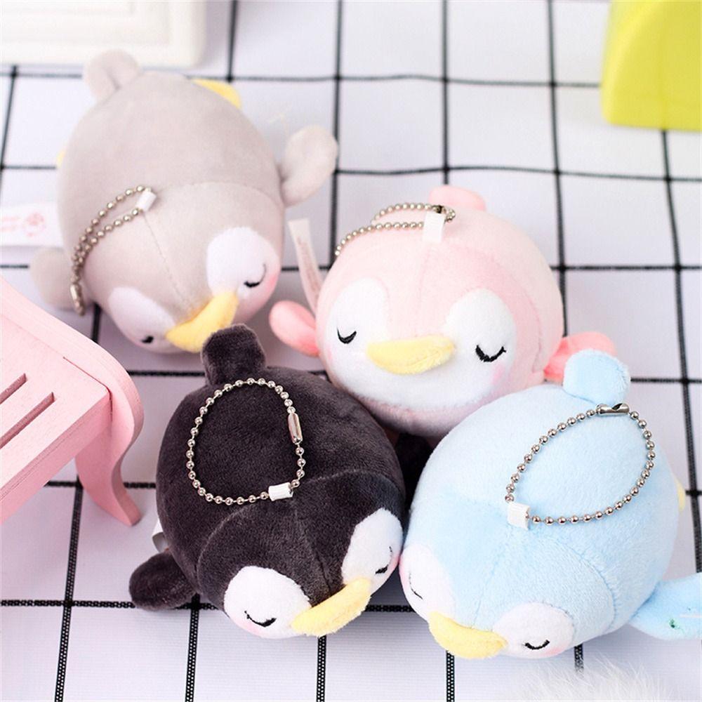 Брелок для сумки с мультяшным животным, куклой-пингвином, кулоном, плюшевой игрушкой-пингвином, плюшевым брелоком в виде пингвина