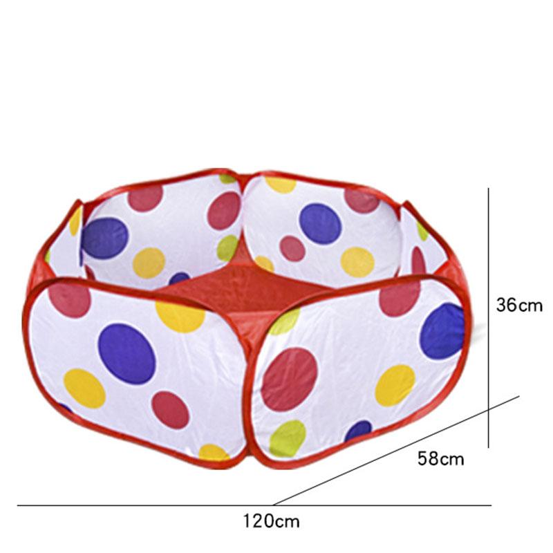 Портативная Складная Палатка Для Игр В Помещении и На Открытом Воздухе, Развивающие Красочные Игрушки, Бассейн с Океанскими Шариками, Игровой Домик, Подарок для Детей