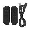 ABS Левый Правый Беспроводной Bluetooth Геймпад Игровая Ручка Контроллер для NS Switch Консоли(черный)
