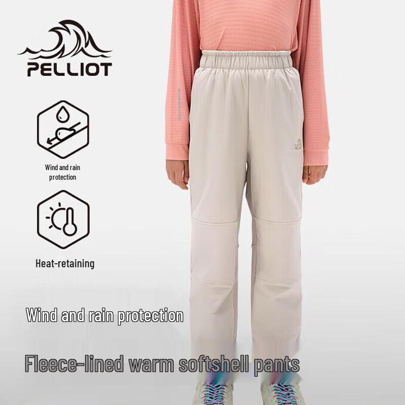 PELLIOT Детские софтшелл брюки на флисовой подкладке