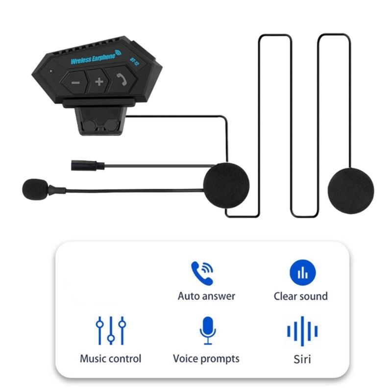Удобная беспроводная гарнитура для звонков hands-free, шлемы, водостойкая, для мотоциклистов, туристов, любителей велоспорта