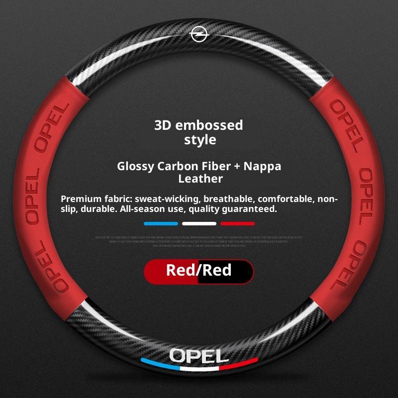 Чехол на руль автомобиля для Opel OPCline Astra Corsa Grandland Insignia Mokka Vectra GTC Tigra Vivaro Zafira Авто Аксессуары