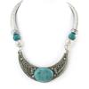 [N3740] - Turquoise 'Kilimanjaro' Designer Necklace