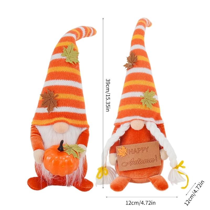 Урожай Осенние Гномы Мягкие Украшения Ручной Работы Скандинавские Гномы Томте
