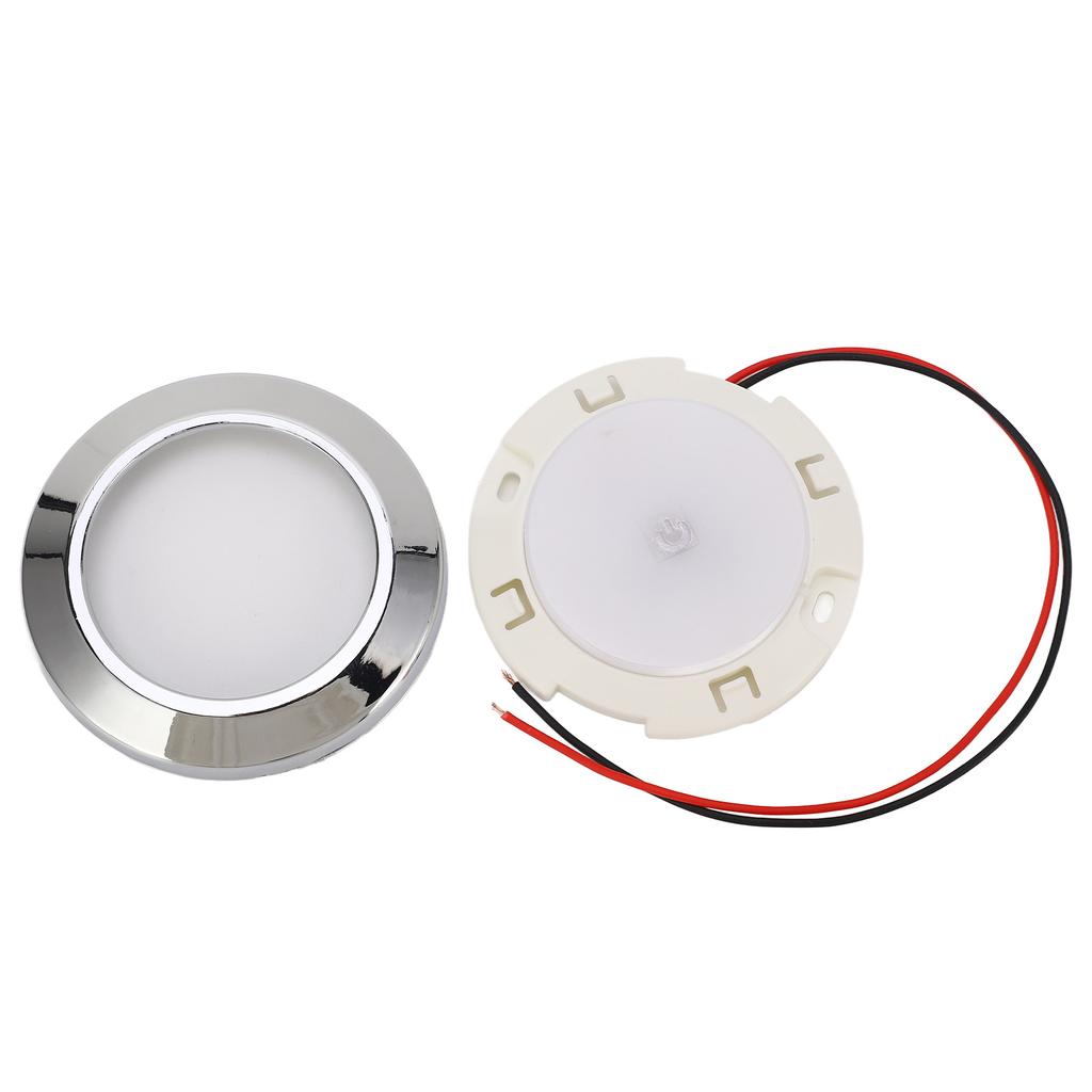 2,8-дюймовый купольный светильник для автодома DC 12V светодиодные потолочные светильники для салона с сенсорным выключателем включения/выключения для автодомов, яхт