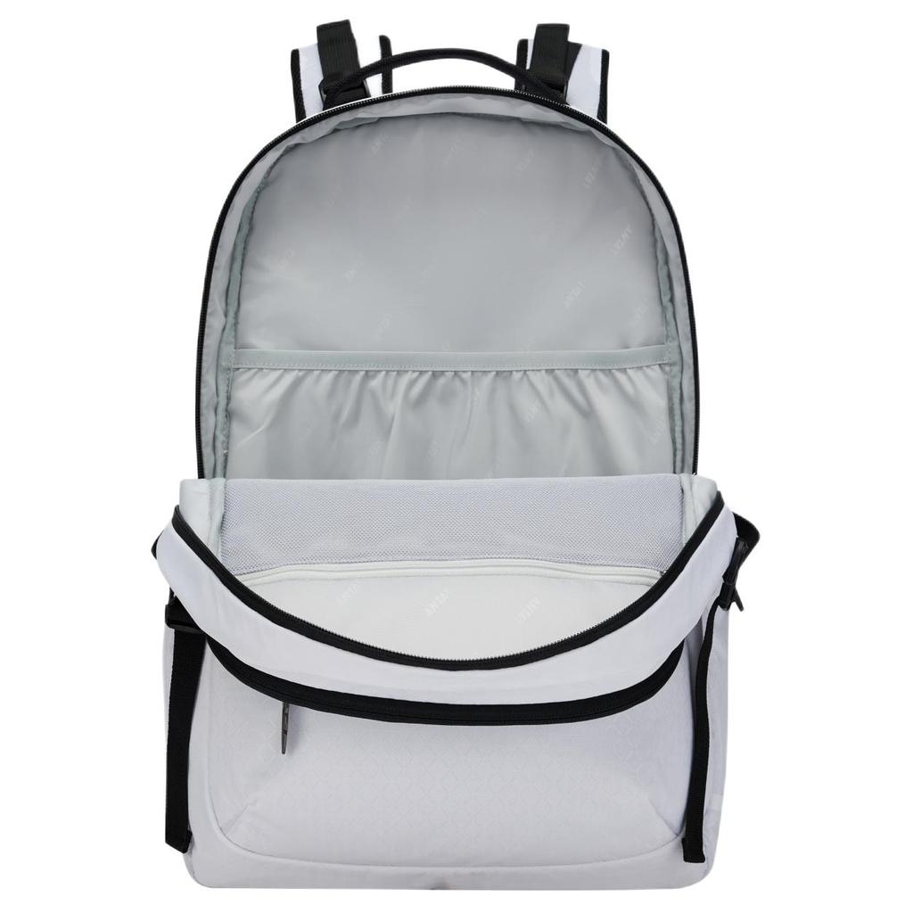 Anta Irving Collection Fabric Backpack Unisex White 192541167R-2