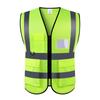 Reflective Multi-Pocket Safety Vest for Construction, Sanitation, and Traffic.