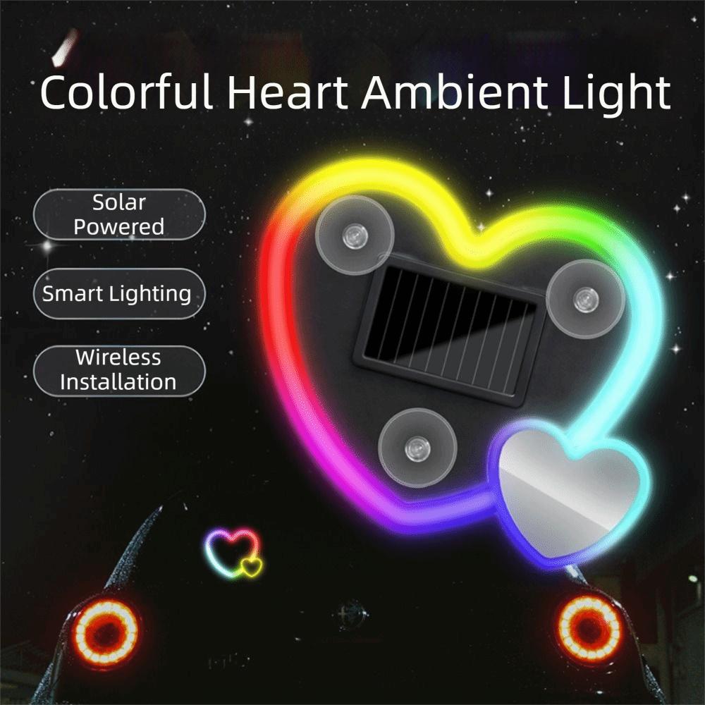 Soft Illumination Car LED Heart Light Easy Installation Car Ambient Light  Romantic Decor