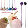 Multicolor Kitchen Supplies Stainless Steel Tableware Ice Cream Spoons Stir Spoon Coffee Scoop