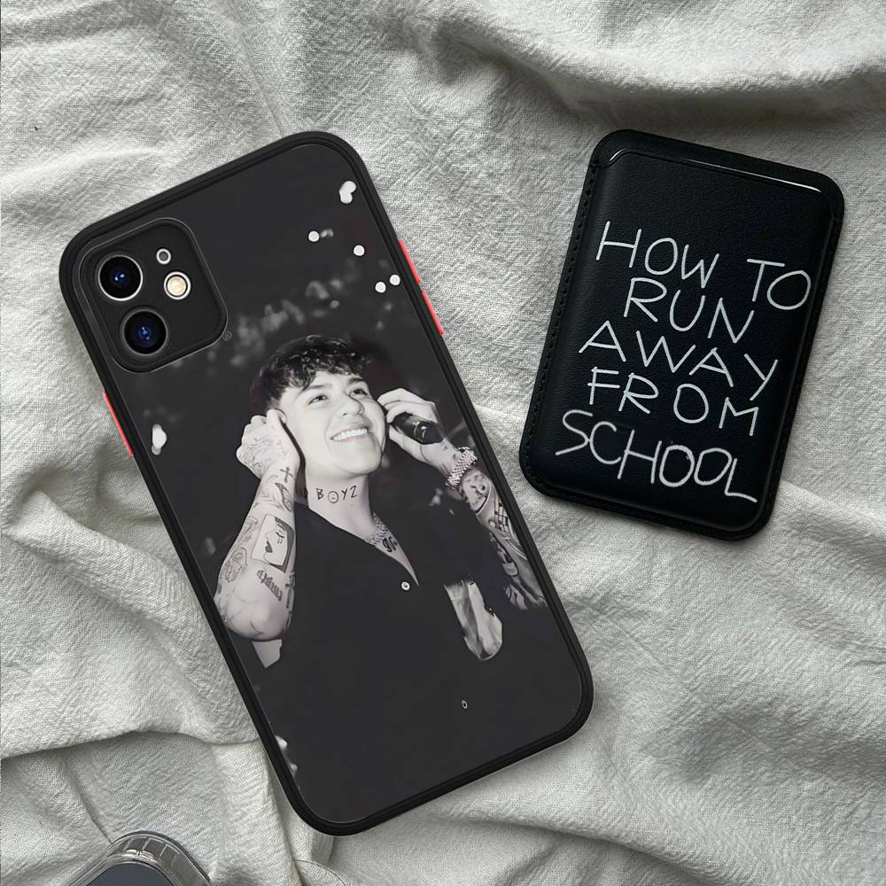 Чехол для телефона Junior H SAD BOYZ 4 LIFE Для IPhone 16 15 14 X XR XS 7 8 Plus 11 12 13 Pro MAX 13mini Матовый противоударный чехол