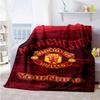 Manchester Personalized Text Blanket Throw Personalized Blanket Comfortable Great for Sofa Picnics Office Chair Living Room Four Seasons Multipurpose