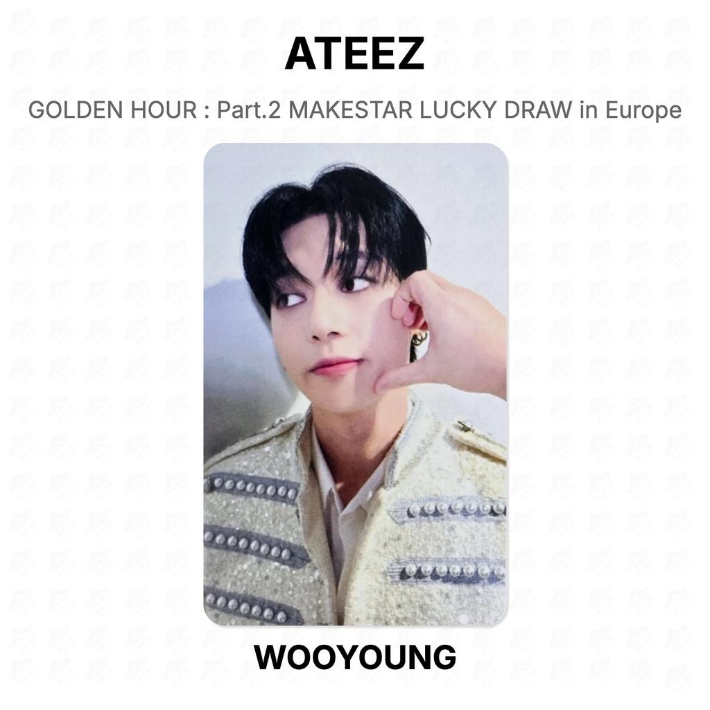 ATEEZ ЗОЛОТОЙ ЧАС : Часть 2. Официальная фотокарточка MAKESTAR Lucky Draw в Европе