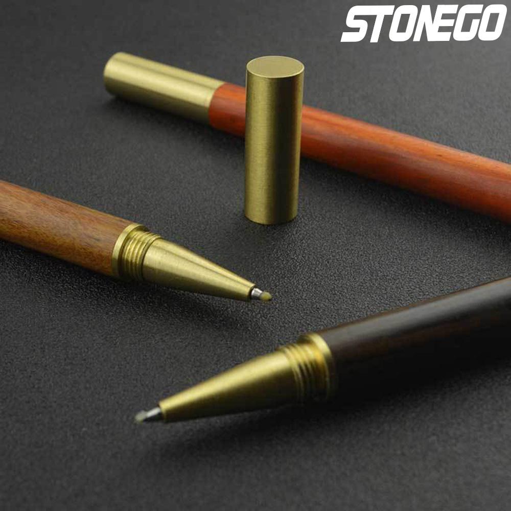 STONEGO Деревянные шариковые ручки Роллерная ручка для письма Подарки Шариковая ручка