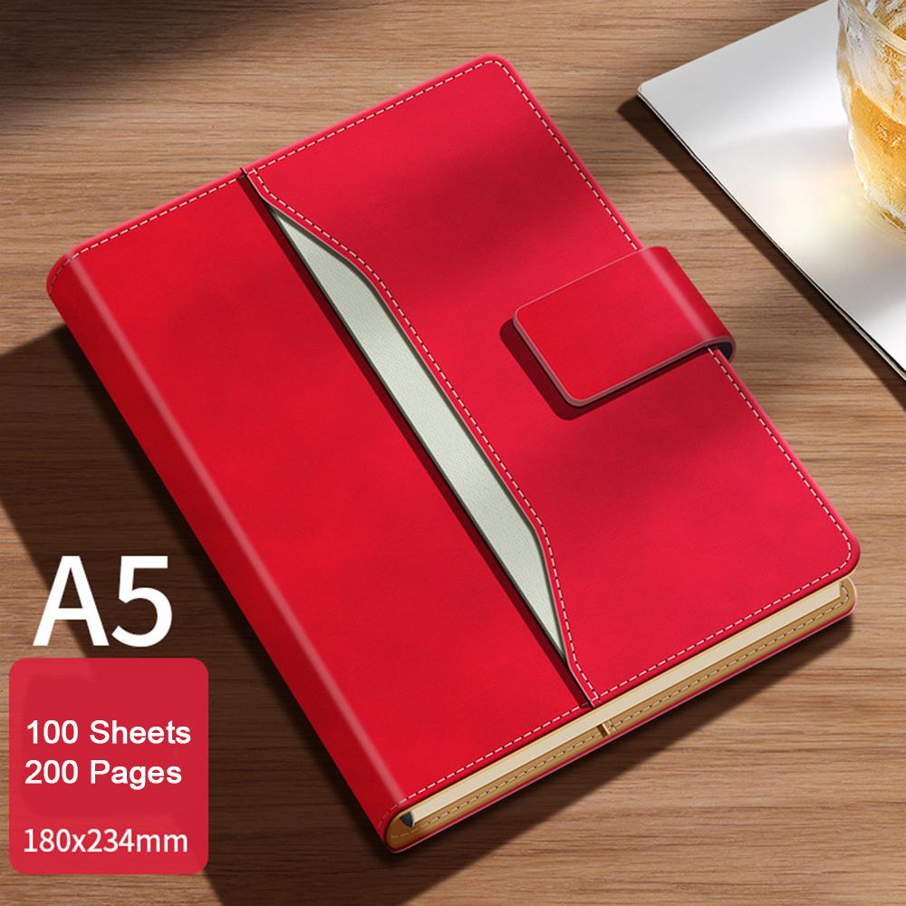 (Логотип можно выгравировать) Кожаный студенческий блокнот формата А5, элитный деловой блокнот с вкладными листами, дневник с пряжкой, протоколы рабочих встреч, дневник путешествий