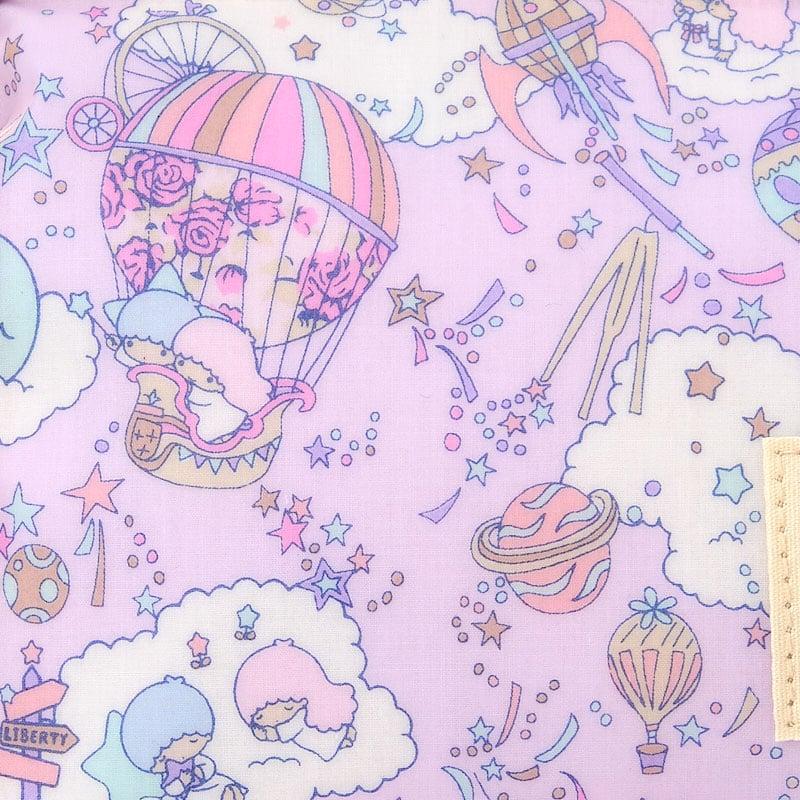 Sanrio Little Twin Stars Косметичка с застежкой из тканей Liberty НОВЫЕ Персонажи Sanrio
