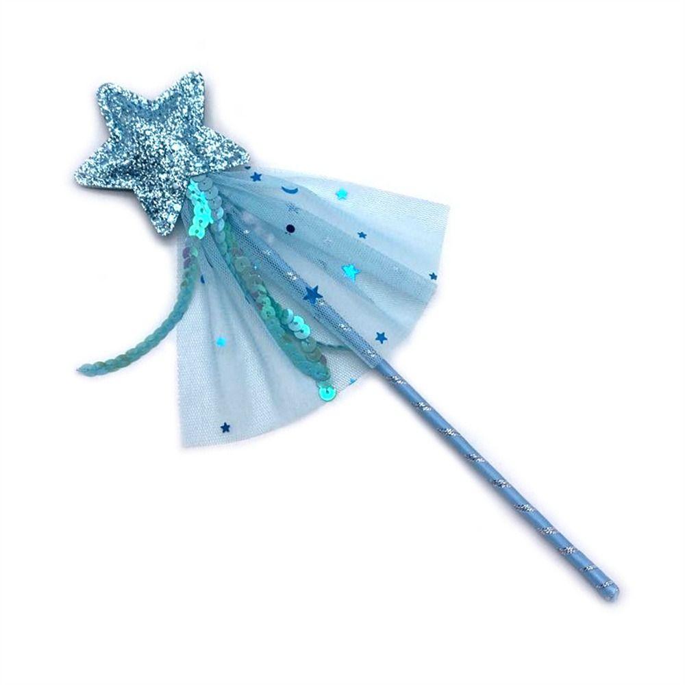 Girls Wand Princess Wand Five Pointed Star Kids Stick Wand Star Fairy Wand Cosplay Props