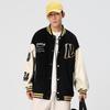 American Coat Boys Осенняя свободная повседневная куртка из флиса с утолщением Тренд Универсальный бейсбольный джерси Топ
