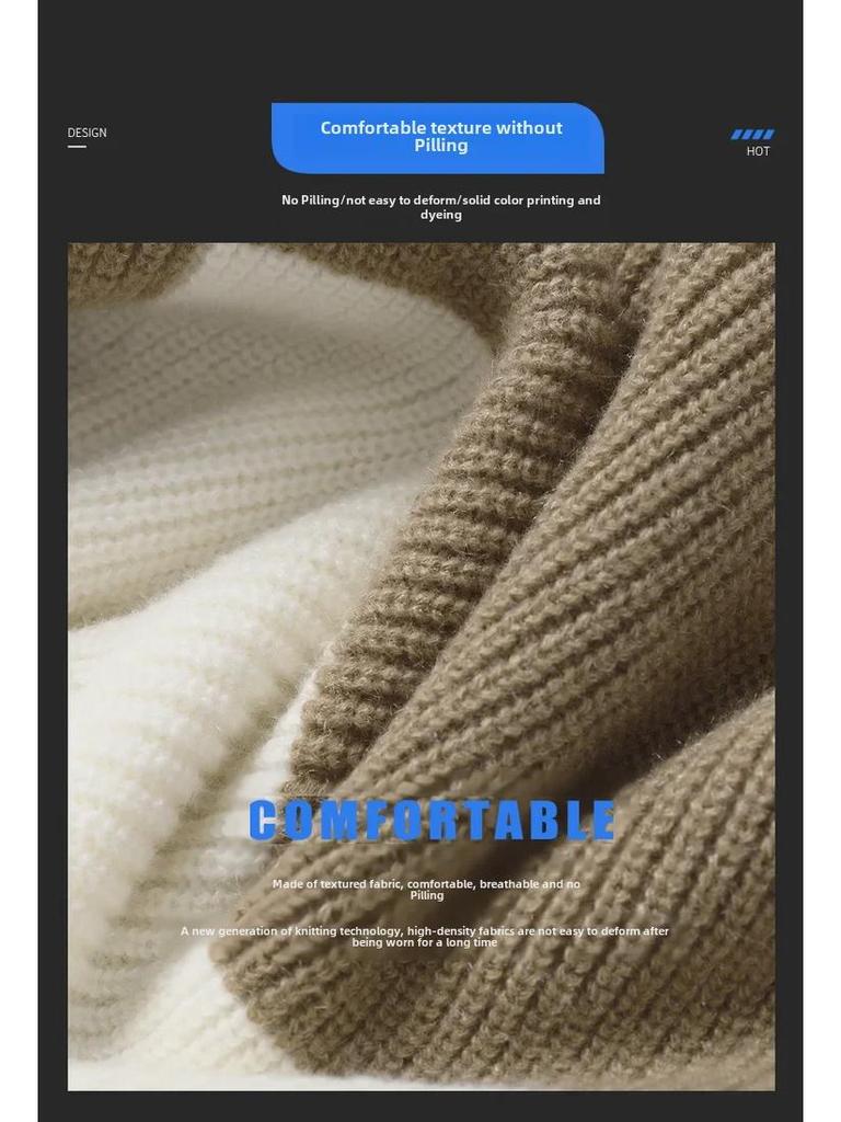 Мужской модный свитер с круглым вырезом осень/зима 2024 года — модный дизайн с элементами трансграничного дизайна