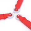 1Pcs Hand Crank Nylon Screen Rolling Tool Double Head Red Screen Spline Repair Roller Plastic Hand Spline Roller