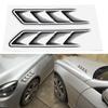 3D Waterproof Shark Gills Car Stickers Vent Air Flow Fender Decor Decals