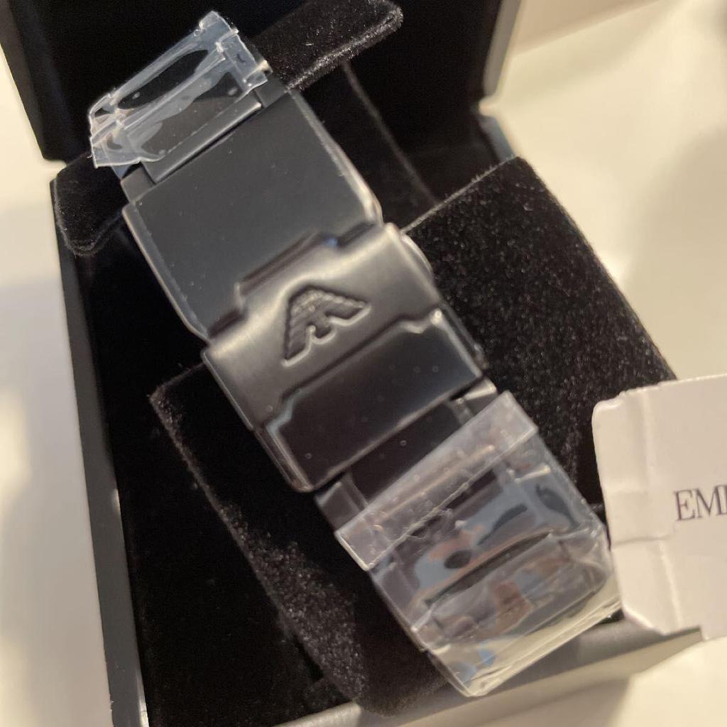 Б/у Emporio Armani AR11363 Diver Новые Неиспользованные Черные