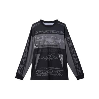 MVP Printed Casual Sports Pullover с круглым вырезом и длинным рукавом Футболка мужская, топы, черный, минеральный, сланцево-синий FV7240-010