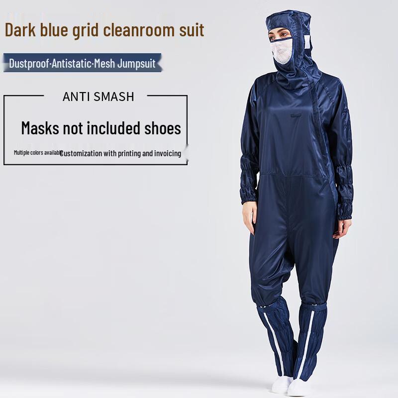 Shuangcan 0.5 Mesh Front-Open Coverall with Hood