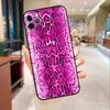Чехол для телефона с принтом под змеиную кожу Для iPhone 17 16 15 14 13 11 12 Pro Max mini 16 Plus 16e 17 Air Защитная крышка