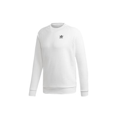 adidas Оригинальные Трилистник Повседневный спортивный свитер-свитшот Международный размер Мужские топы Белый ED6208
