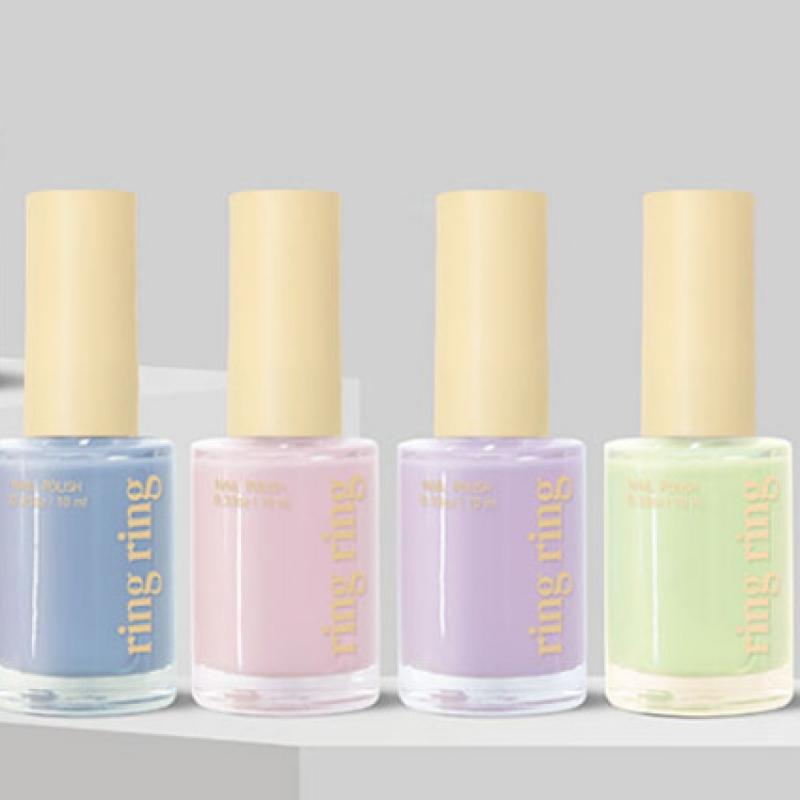 Daiso Ringling Pastel Nail 10ml Cloud Grey