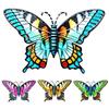 New Wrought Iron Butterfly Wall Decor Simulation Insect Ornament Garden Art Metal Hanging Pendant for Indoor Outdoor Wind Chimes