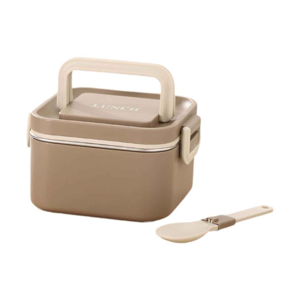 Коробка для бенто Микроволновая Легкая Герметичная Ланч-бокс для взрослых Штабелируемый Контейнер для приготовления еды