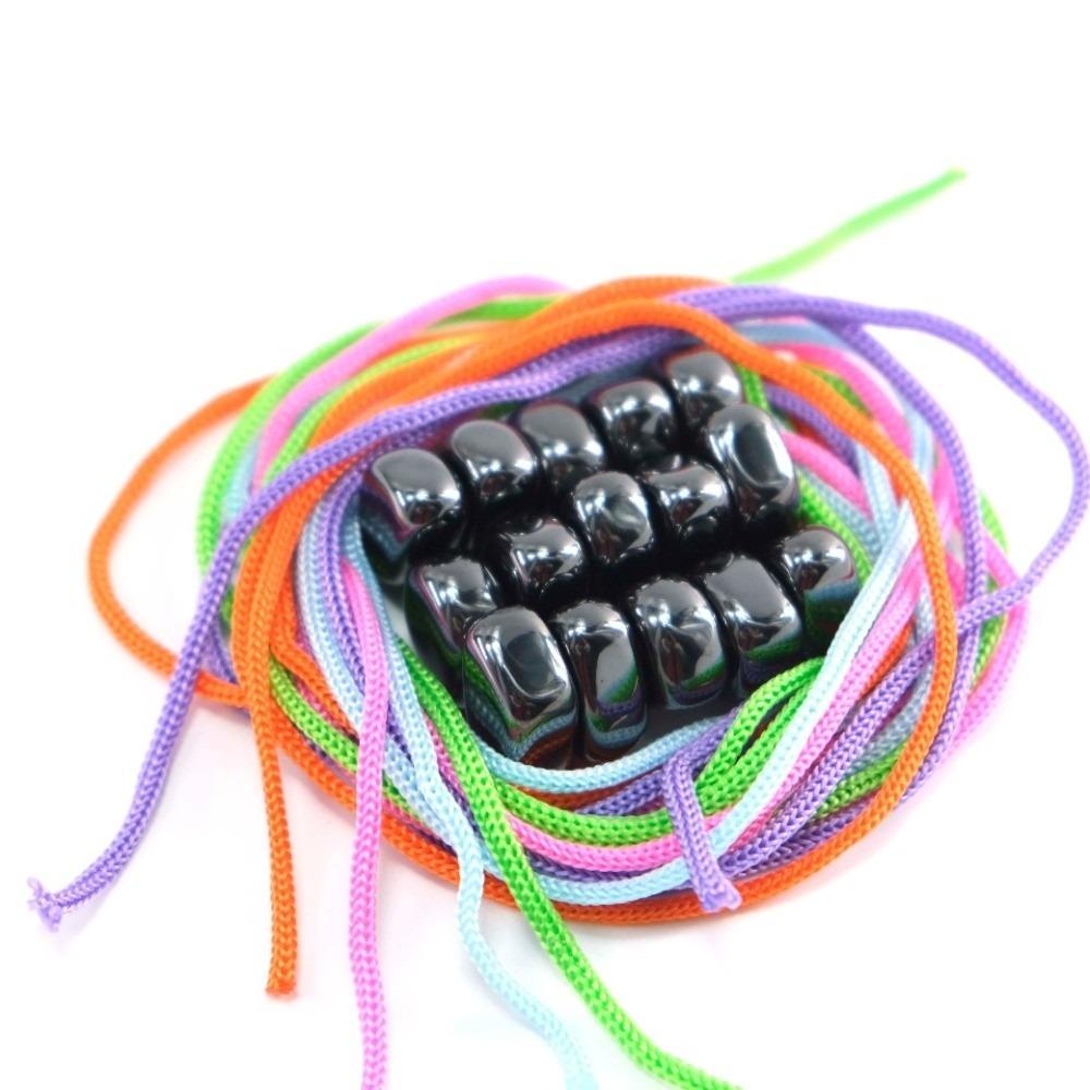 Multifunctional Magnetic Fridge Stone Set Family Magnet Pushpin DIY Photo Wall Color-Coded Magnetic String Family Decoration