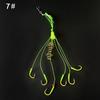 Carbon Steel Explosion String Hook Method Leader Stainless Steel Feeder Hook  Fishing