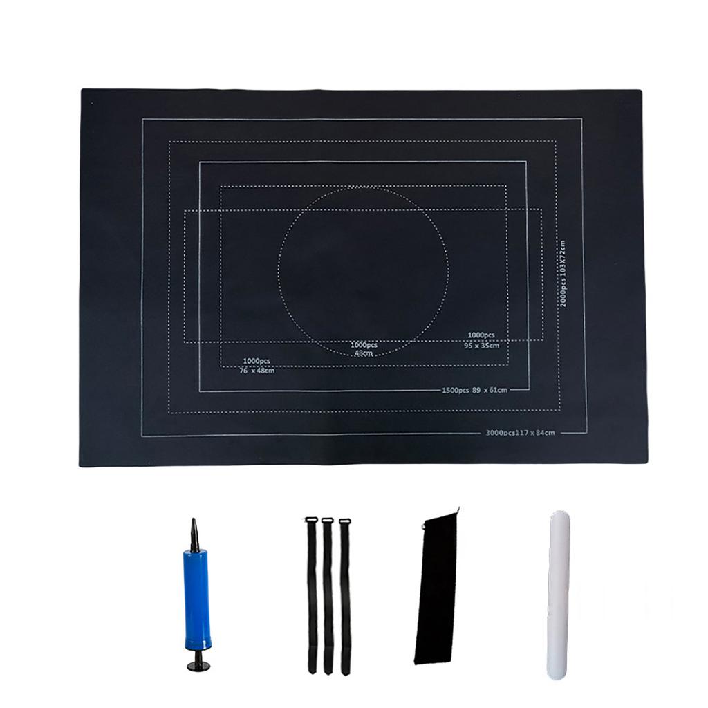 Коврик-рулон для пазлов до 1500/2000/3000 шт. Большой органайзер для хранения пазлов из фетра, одеяло для хранения пазлов, аксессуары