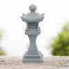 ФОМИЙЕС Имитация каменного фонаря, модель павильона для песочной терапии, башня для дзен-сада, мини-фигурка башни, миниатюрная фигурка башни, модель павильона для аквариума,