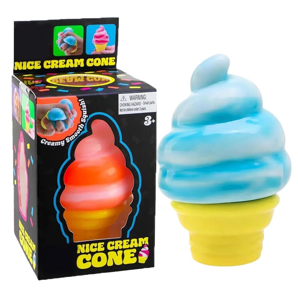 Декоративная игрушка-антистресс в форме мороженого, Nice Cream Cone Surprise, Сквиши для снятия стресса, Игрушка-фиджет для детей и взрослых