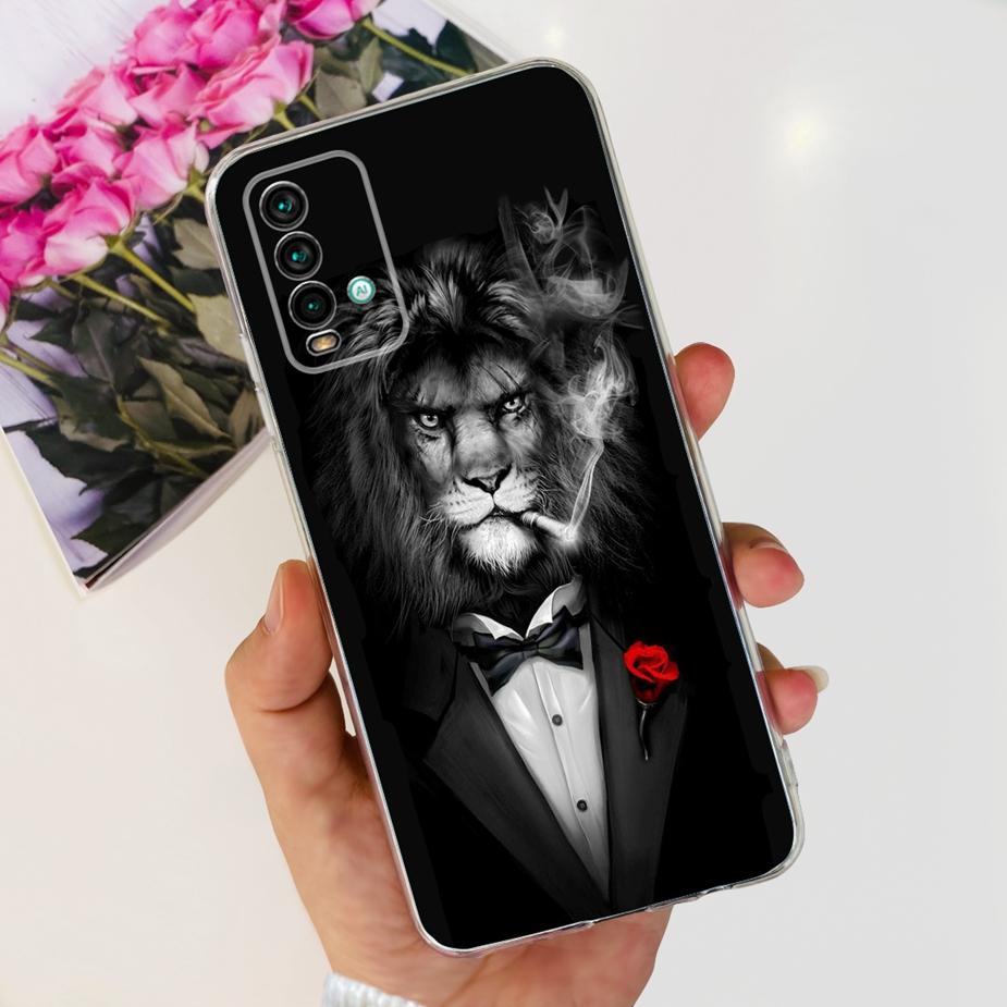 Чехол для Xiaomi Redmi 9T Милый Модный Расписной Чехол Прозрачный Силиконовый Чехол для Телефона Для Xiaomi Redmi 9T Redmi9T Задняя Крышка 6.53'' Сумки