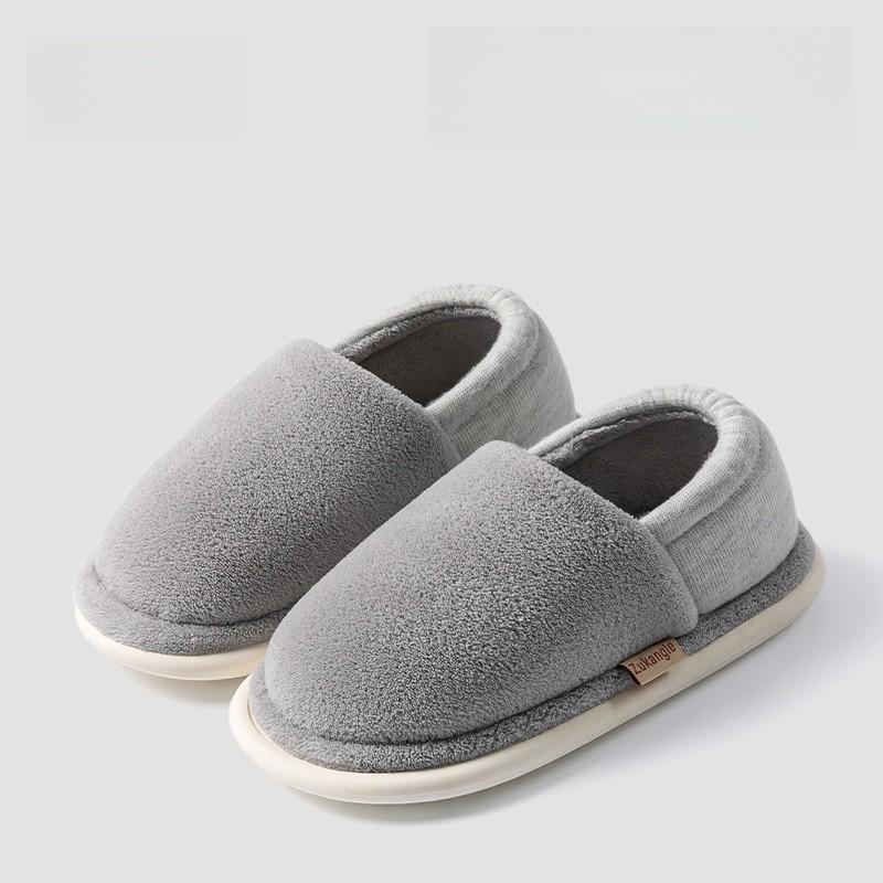 Antibacterial Cotton Slippers For Couples Winter Warm Non Slip Indoor Outdoor Comfort