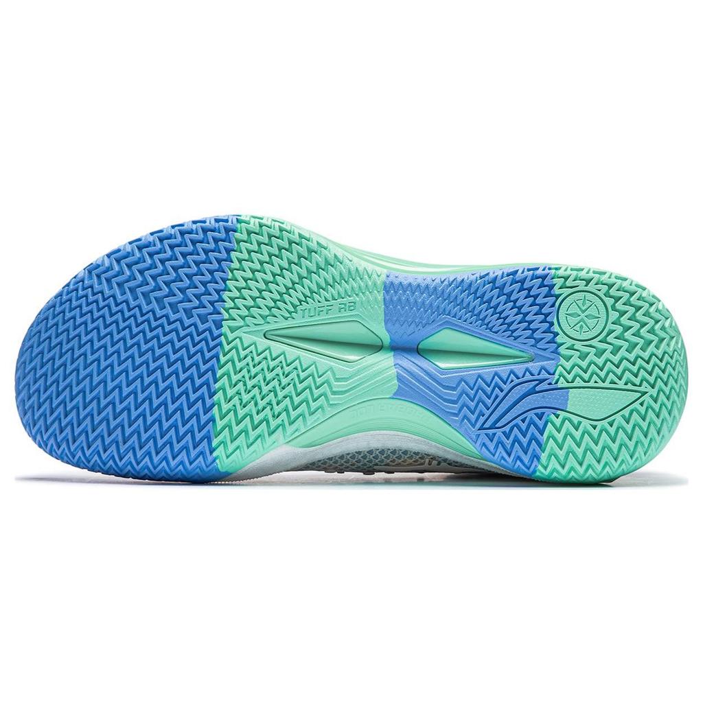 LiNing Blade 4 Рождественская версия Прочные Дышащие Парные Баскетбольные Кроссовки Мужские Баскетбольные Кроссовки Белый Синий Зеленый ABAT139-9