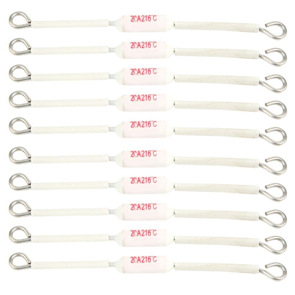 10PCS High Temperature 216 Celsius Wiring Terminal Block 250V 20A Safety Wire Circuit Cut-off Circuit Protection