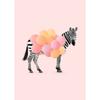 Fashion Giraffe Zebra Flamingo Party Pink Poster Animals Wall Art Canvas Painting Posters for Living Room Modern Home Decor