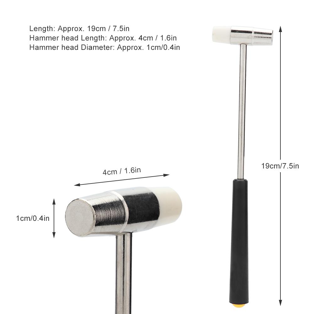 Портативный двухсторонний молоток для ремонта часов, аксессуар для ремонта часов