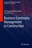The Business Continuity Management In Construction Book