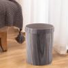 Wood Grain Trash Can Waste Bin Housewarming Gift 10L Multipurpose Toilet Paper Basket Garbage
