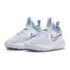 Nike Flex Runner 2 PS Дошкольная футбольная серая с синими и белыми акцентами темно-синяя DJ6040-010
