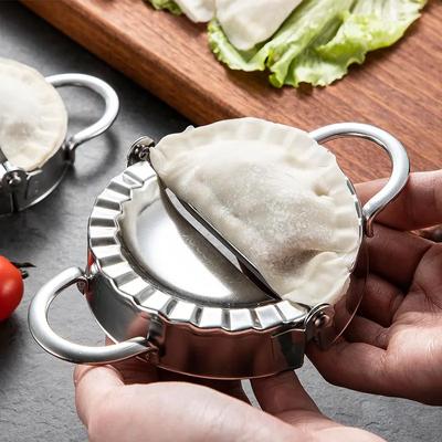 Форма для пельменей из нержавеющей стали Инструмент для обертывания пельменей Резак для теста Форма для приготовления пельменей Кулинарные принадлежности Кухонные инструменты